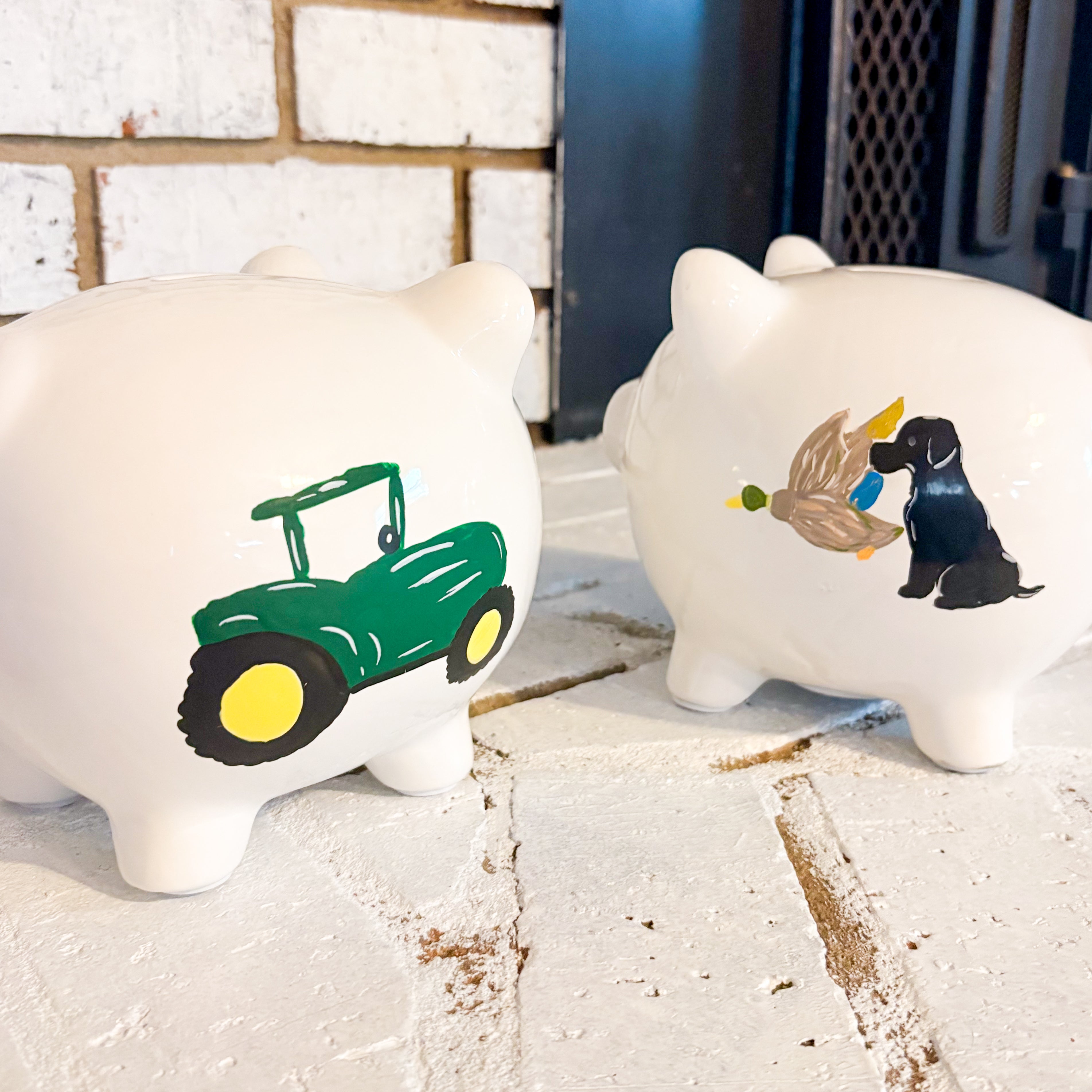 Hand Painted Piggy Banks
