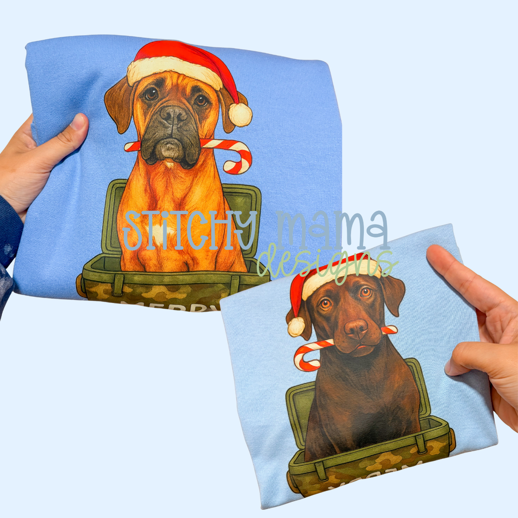 CUSTOM PUP MERRY TEE