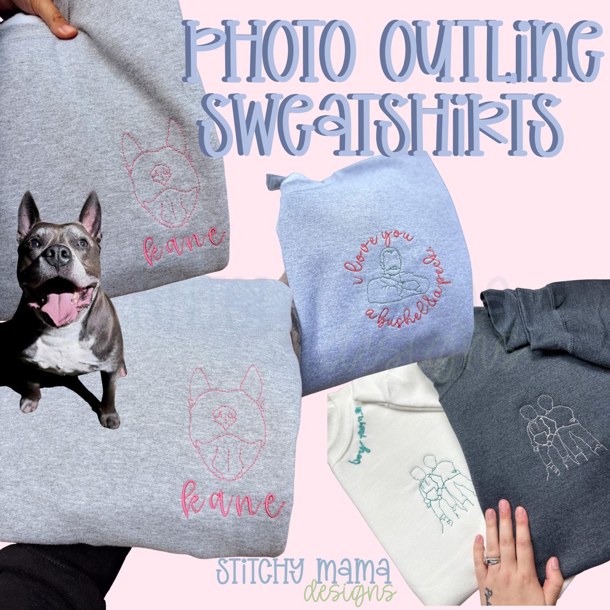 Photo Outline Sweatshirt