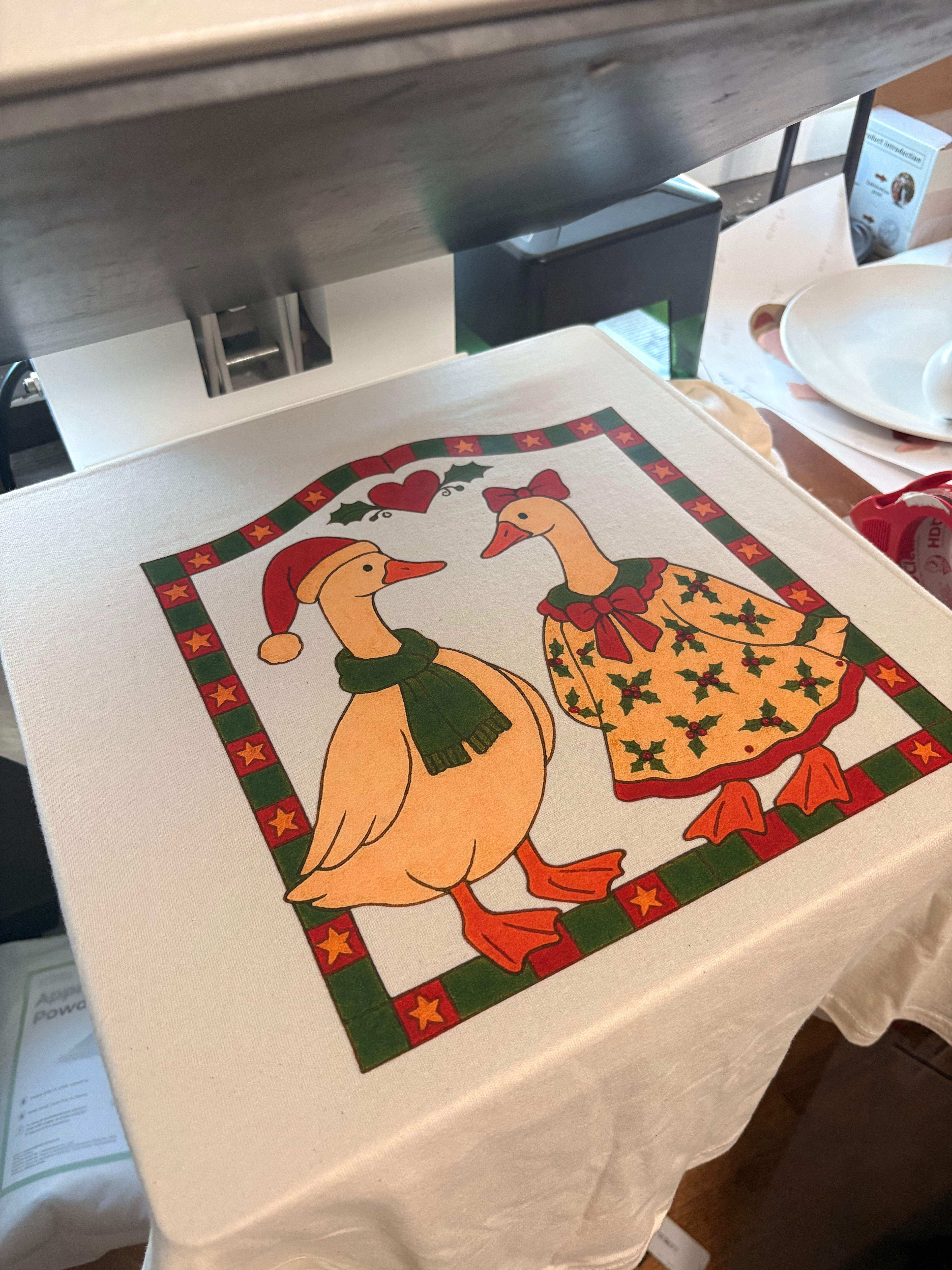 RTS Christmas Goose Tee XL