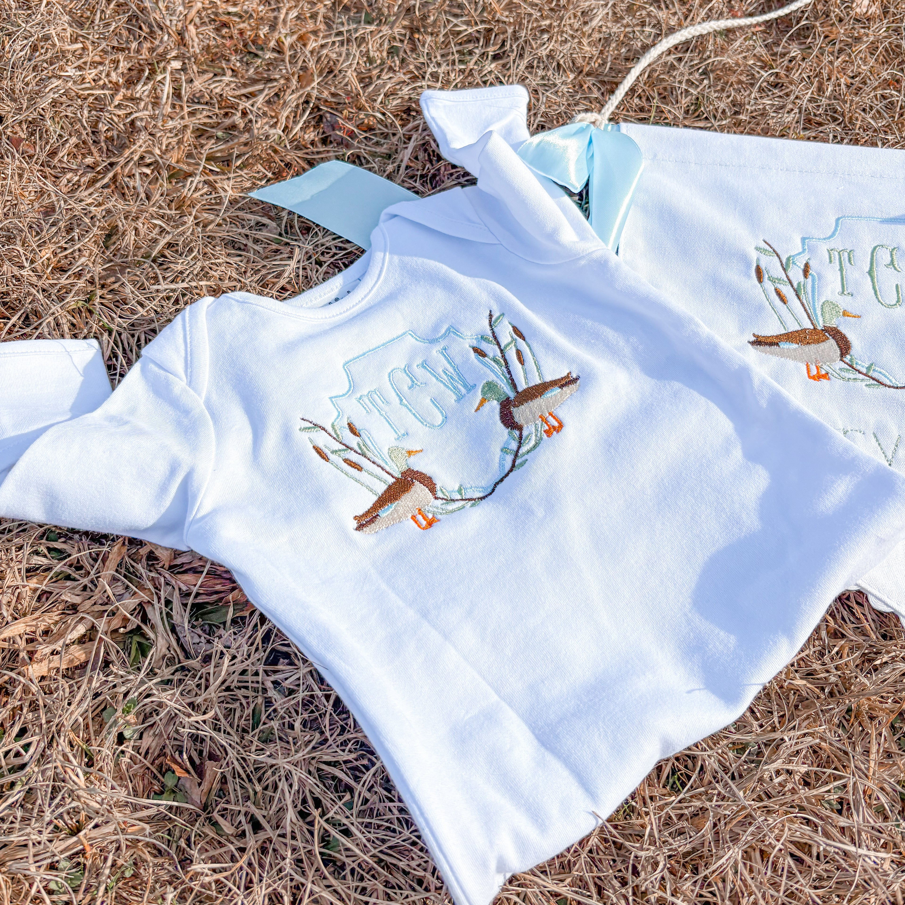 Canvas Banner + Baby Gown Bundle