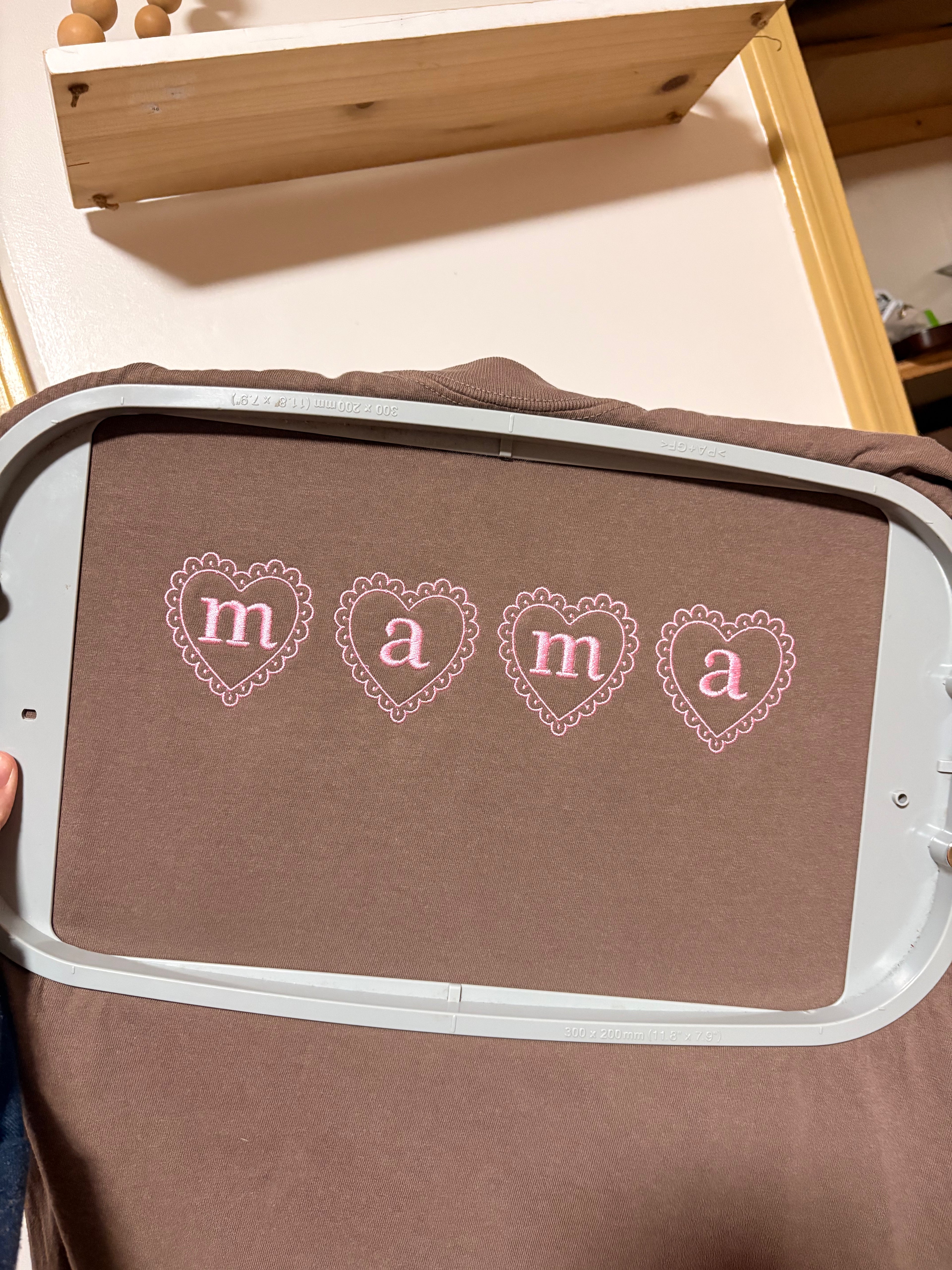 Lace Heart Mama Comfort Colors